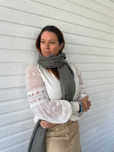 Pashmina Shawl Grey- Authentic Chyangra Pashmina Shawl Handcrafted Luxury from Nepal